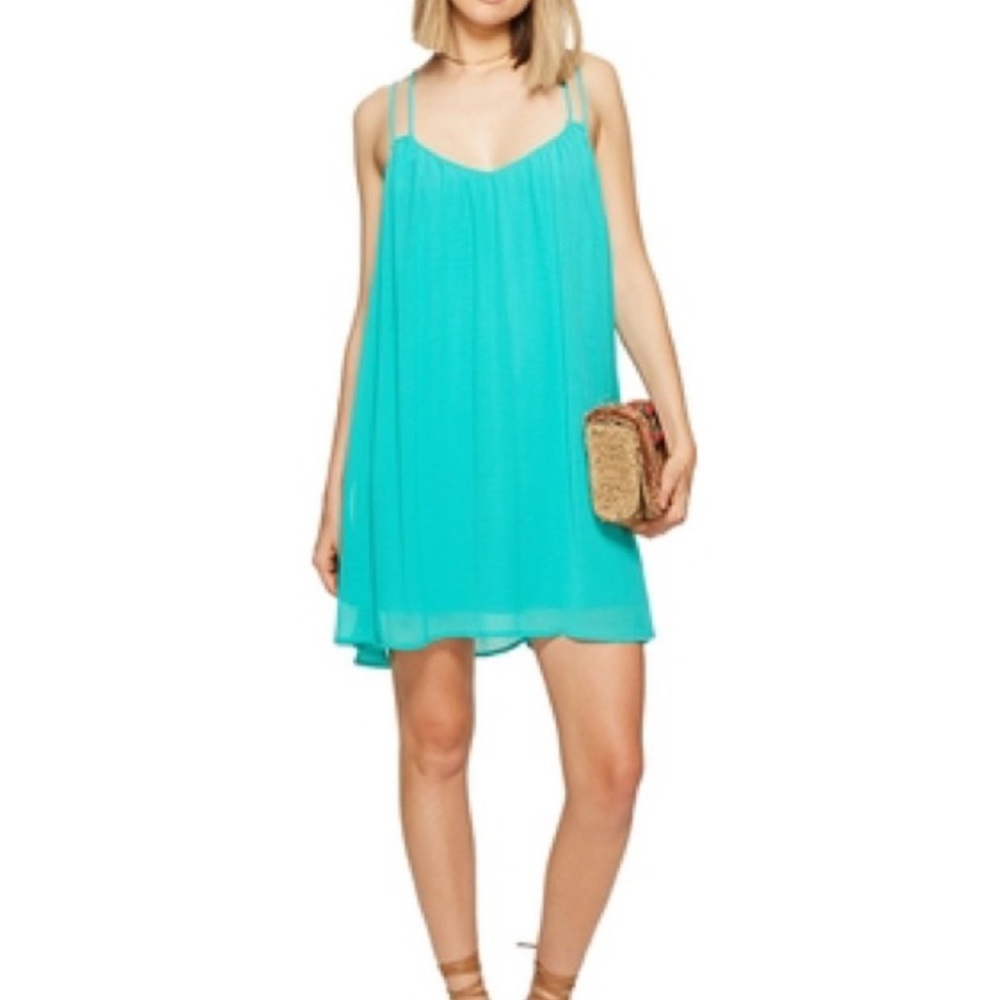 NWT Teal Backless Sundress Dress Size Medium